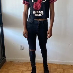 Miami Heat official NBA crop jersey